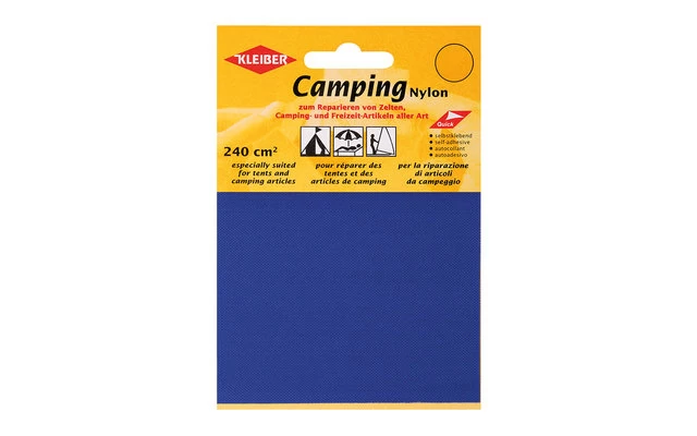 Kleiber Camping Nylon Reparaturflicken Atlantik (2 Stück) 1 Kleiber Camping Nylon Reparaturflicken Atlantik (2 Stück)