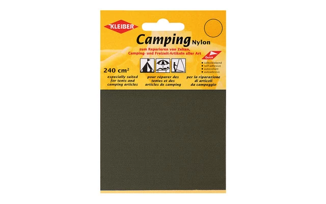 Kleiber Camping Nylon Reparaturflicken Atlantik (2 Stück) 2 Kleiber Camping Nylon Reparaturflicken Atlantik (2 Stück) – Bild 2