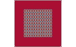 Bent Zip-Carpet Verbindbarer Teppich 250 X 250 Cm Oriental Red -Bester Zelt Geschäft 251441 1777960