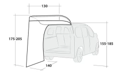 Outwell Seitenwand Upcrest -Bester Zelt Geschäft 670527 4588809