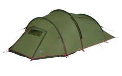 High Peak Falcon 3 LW Lightweight 3 Personen Tunnelzelt Aluminium Gestänge Olive/rot -Bester Zelt Geschäft 733028 4904024