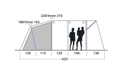 Outwell Avondale 5PA Tunnelzelt 7 Outwell Avondale 5PA Tunnelzelt -Bester Zelt Geschäft 737549 4971986