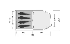 Easy Camp Huntsville 400 Tunnelzelt Für 4 Personen -Bester Zelt Geschäft 782846 5185703