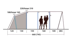 Outwell Hayward Lake 6ATC Aufblasbares Tunnelzelt 6 Personen 13 Outwell Hayward Lake 6ATC Aufblasbares Tunnelzelt 6 Personen -Bester Zelt Geschäft 789692 5207240